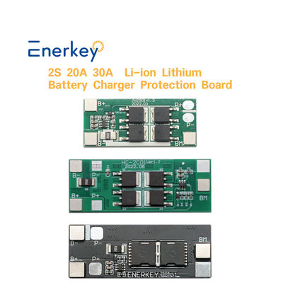 kaufen Enerkey 2S 20A 30A Li-Ionen-Lithium-Batterie 18650 Ladegerät PCB BMS Schutzbrett für Bohrmotor Online-Herstellung