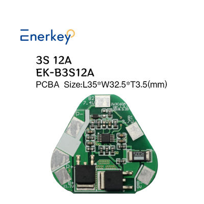 kaufen Enerkey 3S 12A 11.1V 12.6V 18650 Li-Ionen-Lithium-Batterien-Packs BMS-Schutz-PCB-Board für Elektroautos Online-Herstellung