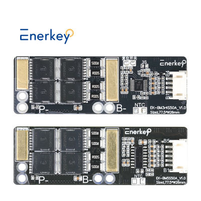 Enerkey 3s 4s 5s 50A BMS für 14,4V 14,8V Li-Ionen/Lithium/Li-Polymer 12V 12,8V Batterie