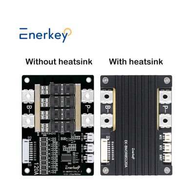 Enerkey 120A Kontinuierliche Entladung 4S BMS Lithiumbatterie-Schutzplatte für Solarstraßenlaternen