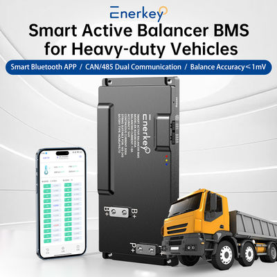 Batterie-Schutzbrett 16S-24S 200A 250A 300A BMS mit 8A-Aktivbilanz BT/CAN/RS485 für Elektrogabelstapler