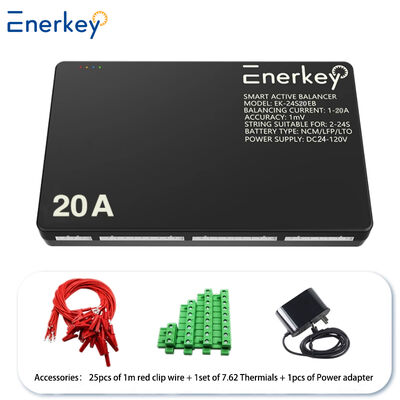 Enerkey 20A Smart Balancer 4S 8S 12S 16S 20S 24S 40A 60A mit CAN und Bluetooth Aktiver Balancer für Elektrofahrzeuge